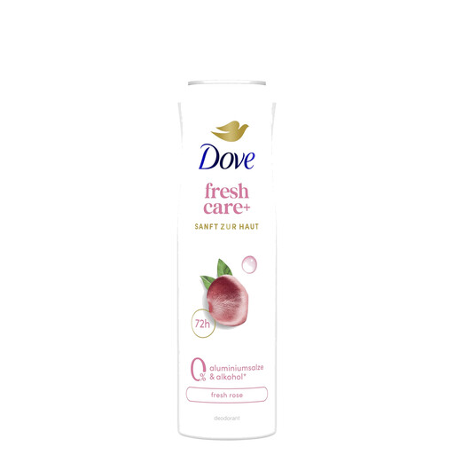 Dove Rose Scent Deo Body Spray with Zinc Complex, 150 ml