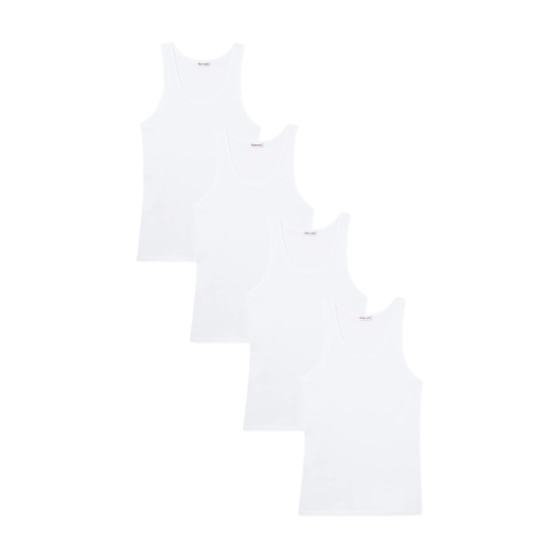 EMINENCE Lot de 4 Débardeurs Premium Pur Coton