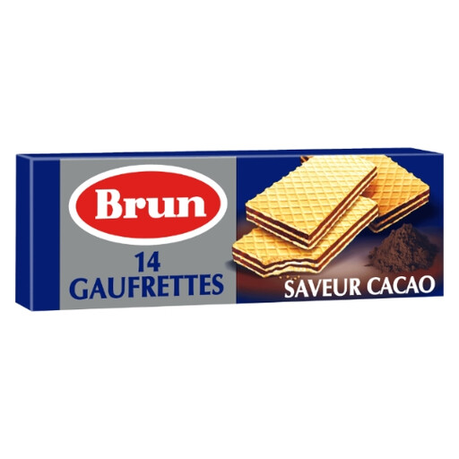 Gaufrettes Fourrées Saveur Cacao LU BRUN 146g