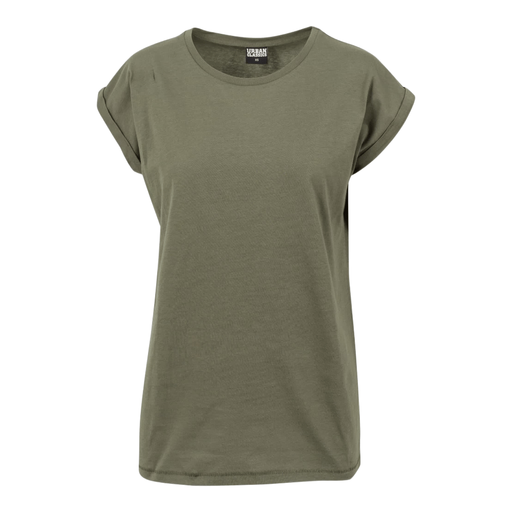 Urban Classics Ladies Extended Shoulder Tee olive XS