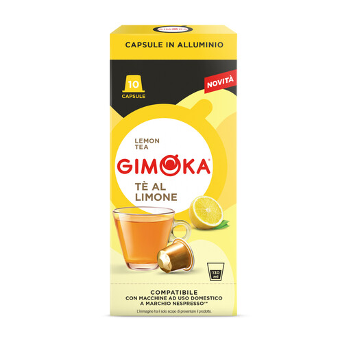GIMOKA Lemon Tea lemon tea capsules compatible with Nespresso, pack of 10
