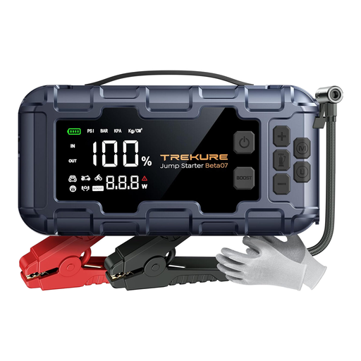 TREKURE Beta07 6000A Car Jump Starter with Air Compressor