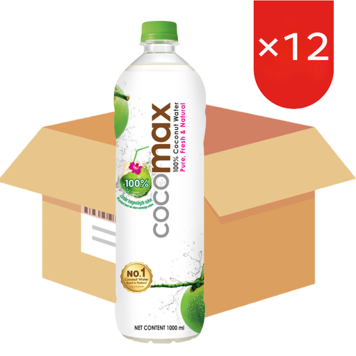 Cocomax 100% Coconut Water 12x1 L