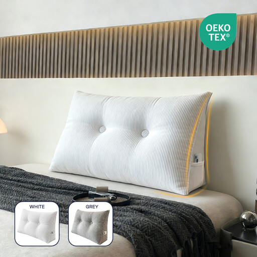 LeBonsoir Back Cushion - Reading Cushion for Bed and Sofa