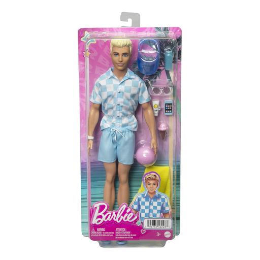 Barbie Ken – Blonde Doll with Blue Shirt