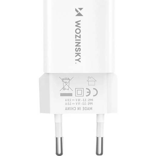 Wozinsky WWCEAC 33W GaN Wall Charger (USB-A & USB-C) - White