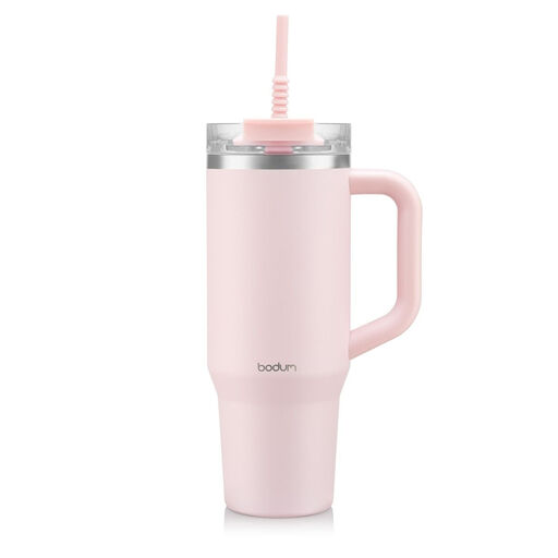 BODUM Travel Mug Tumbler 1.2 L Powder Pink