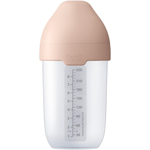 Parissa - Difrax LOVI Dynamic Mammafeel Baby Bottle - 250 ml - Pink - 1 Piece