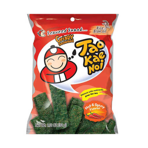 Taokaenoi Crispy Seaweed - Hot & Spicy 32g