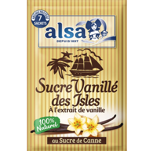 ALSA Sucre Vanillé des Isles 7 x 53 g