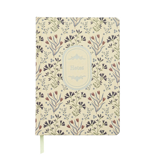 Jubiluu A5 Elegant Fabric Hardcover Lined Notebook