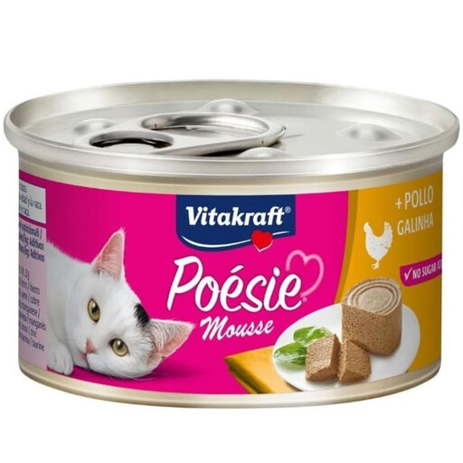 Vitakraft Poésie Chicken Mousse in an 85g tray