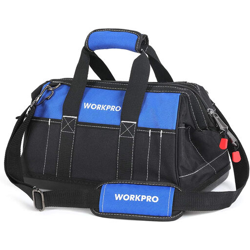 WORKPRO 16-inch Tool Bag with Hard Base