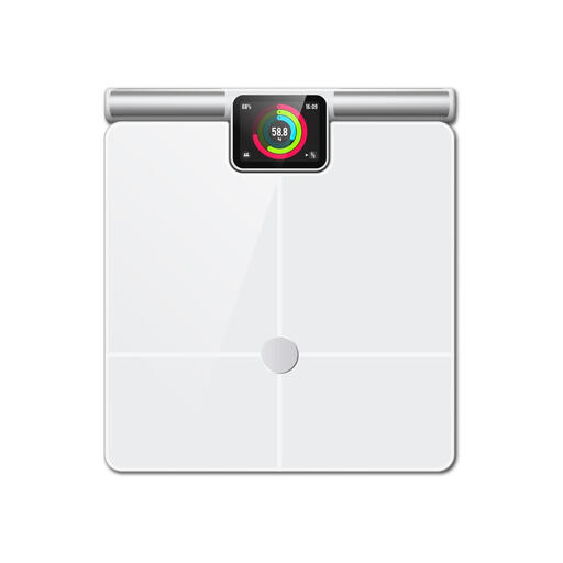 8-Electrode Smart Body Fat Scale with handle and colour screen