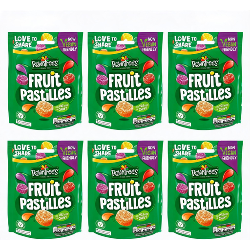 Rowntree's Fruit Pastilles Vegan 143g x 6pcs