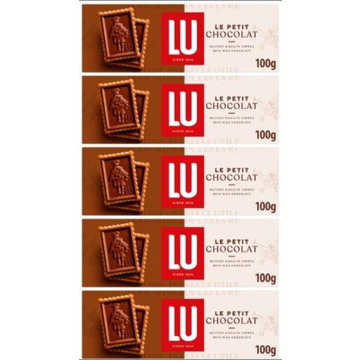 Lu Le Petit Chocolate Biscuits 100g x 6pcs