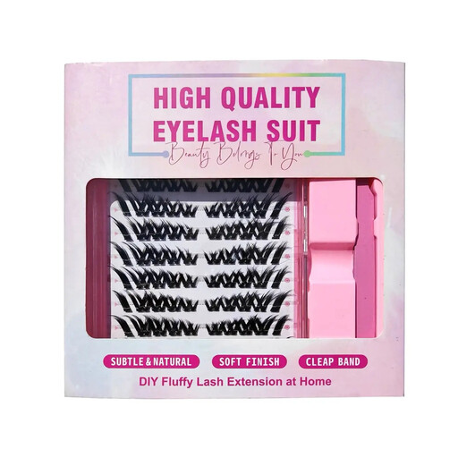 MeoMagic-Pre-Glued Lash Kit with Tweezers 10Rows-F22