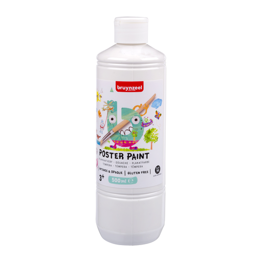 Bruynzeel Gouache – White, 500 ml