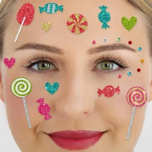Party Factory Face Tattoo Candy Party