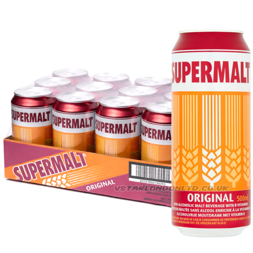 SUPERMALT CANS 500ML x 12 PACK