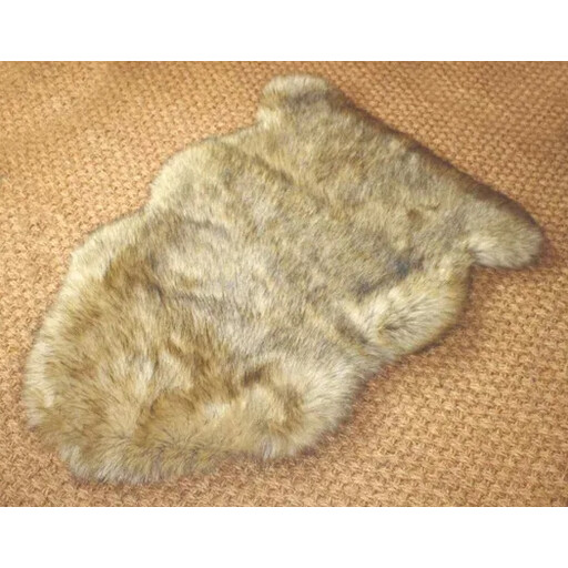 Likewise Rug Faux Fur Hide Brown 60x90cm
