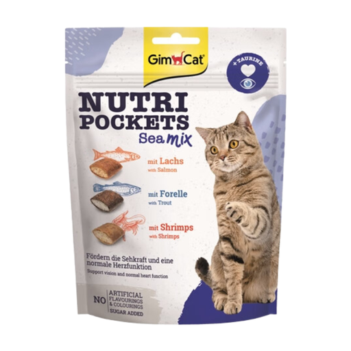 Gimcat Nutri Pockets Sea Mix Treats