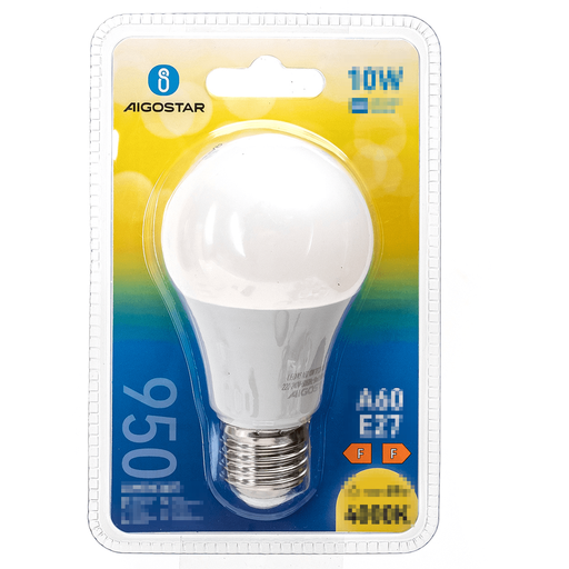 Aigostar LED A5 A60 Big Angle E27 10W 4000K