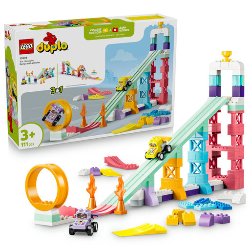LEGO DUPLO Town 10478 3 in 1 Creative Ramps with Vehicles
