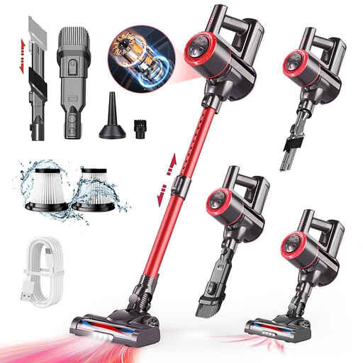 107RD01ZG cordless stick vacuum with battery