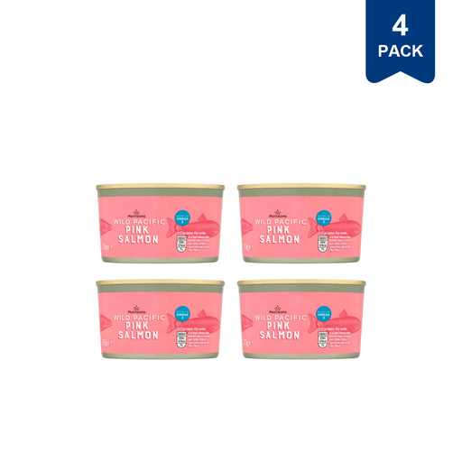 Morrisons Pink Salmon, four 213g tins