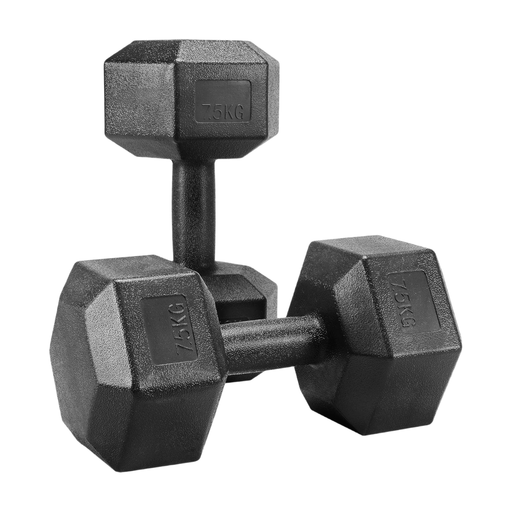 Yaheetech 六角哑铃套装 2x7.5kg