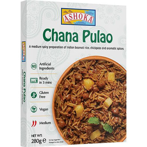 Plat préparé indien Chana Pulao de la marque Ashoka