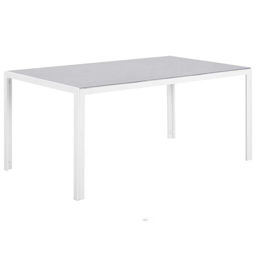 Beliani Garden Table CATANIA with Glass Top