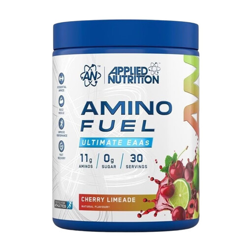 Applied Nutrition Amino Fuel EAA + BCAA + Glutamine Recovery Powder Cherry Limeade Flavour - 390g
