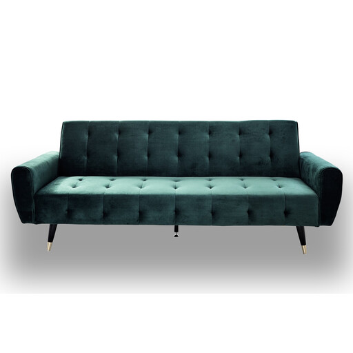 jahnke Rich Sofa Bed in Velvet Green