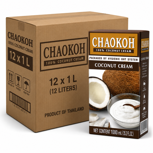 CHAOKOH Coconut Cream 23% 12x1L