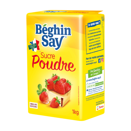 BEGHIN SAY Sucre en poudre 1kg
