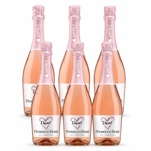 Case Deal I Heart Prosecco Rosé 75cl