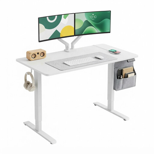 JoySelect 电动升降桌 120 x 60 厘米 白色