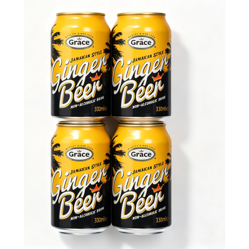 Grace Ginger Beer, four 330ml cans