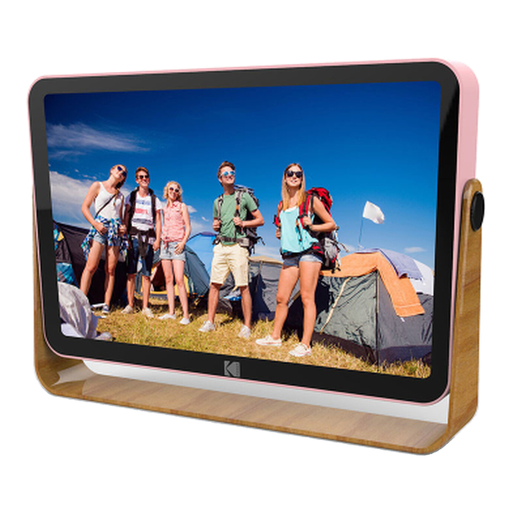 Kodak Digital Photo Frame, 10-inch, Metal, Pink