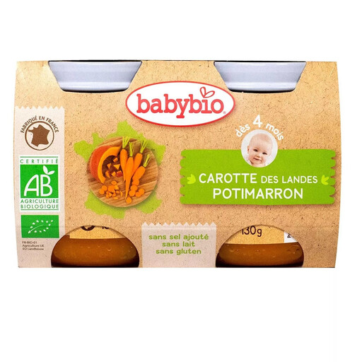 Baby Bio Carrot Pot 4M 2x130g