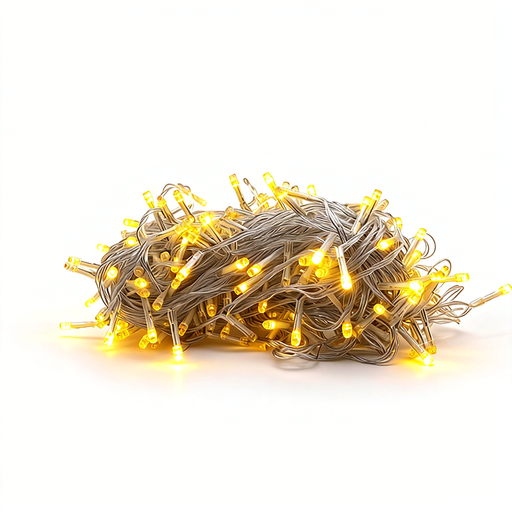 M.TK 14.4m Fairy Lights Outdoor Battery 180LEDs Waterproof Christmas Fairy Lights Warm White