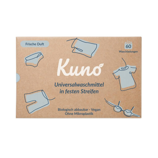Kuno Detergent Sheets Stripes - 60 Wash Loads