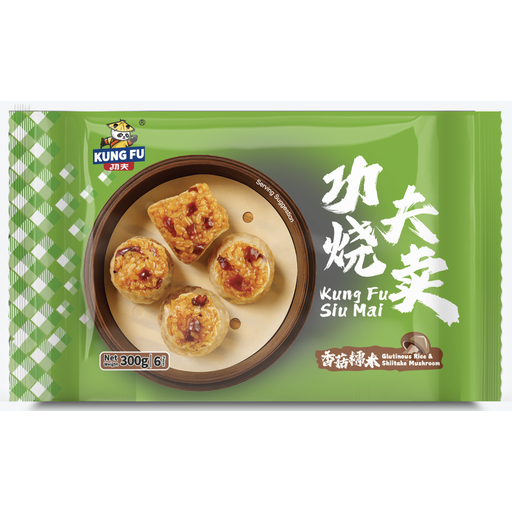 Kung Fu Glutinous Rice and Shiitake Mushroom Siu Mai 300g