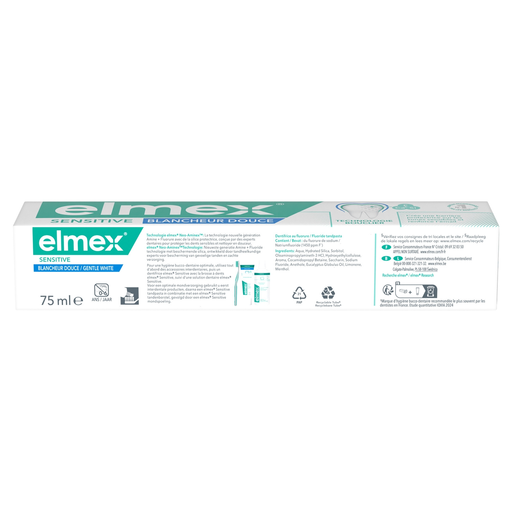 ELMEX Sensitive Gentle Whitening Toothpaste - 75ml
