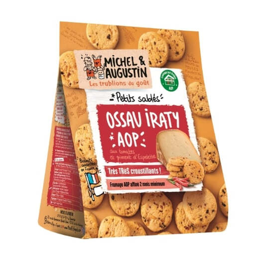 MICHEL ET AUGUSTIN Sheep Cheese Tomato & Espelette Pepper Savory Shortbreads 100g