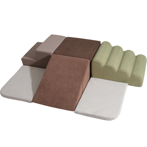 BanaSuper 6-Piece Foam Climbing Set in Grey