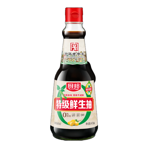 Chubang Zero Additives Premium Fresh Light Soy Sauce 410ml