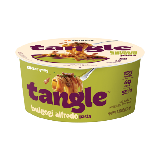 Samyang Tangle Bulgogi Alfredo Protein Pasta Big Bowl, 105 g